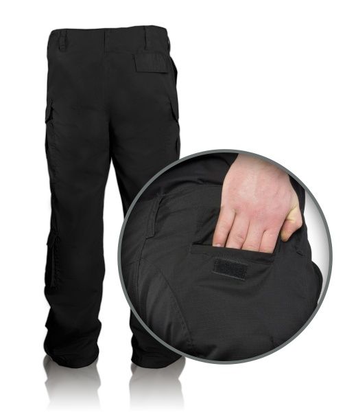 Брюки тактические Торнадо Комбат 3(5-6) Рип-Стоп р. 44-46 черный