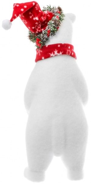 Декоративна фігура Ведмедик у шапці стоячий 52 см 