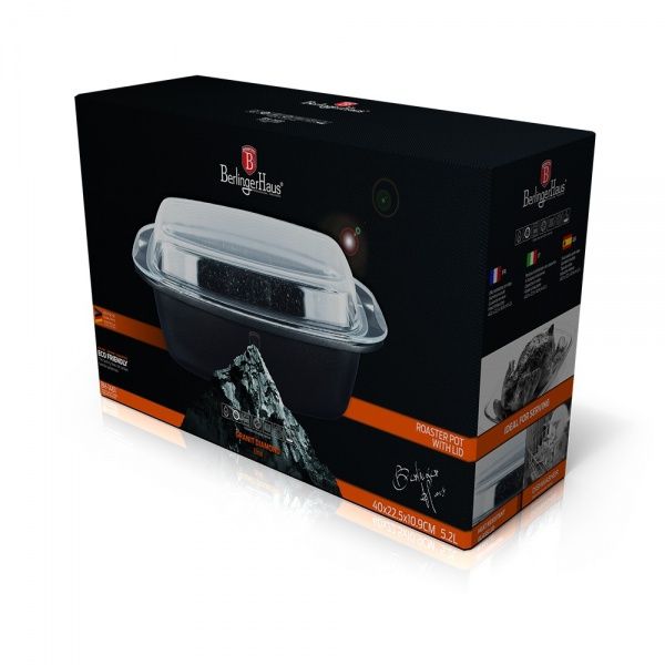 Гусятница Granit Diamond Line 5,2 л BH 1461 Berlinger