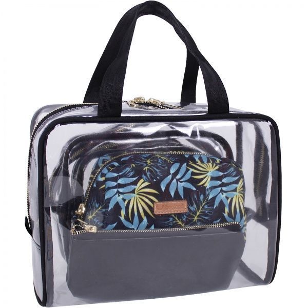 Набір косметичок Bagland 5 в 1 7 л прозорий суб.876 (72230) 