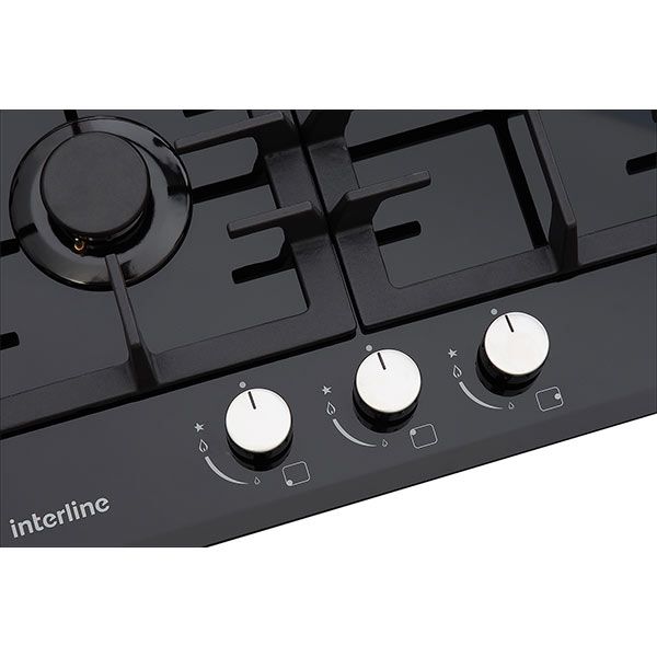 Варильна поверхня газова Interline TQ 8540 BK