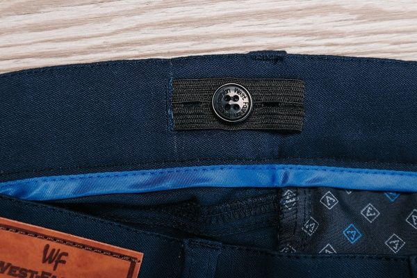 Штаны для мальчиков West-Fashion М Чинос р.164 синий А1203 