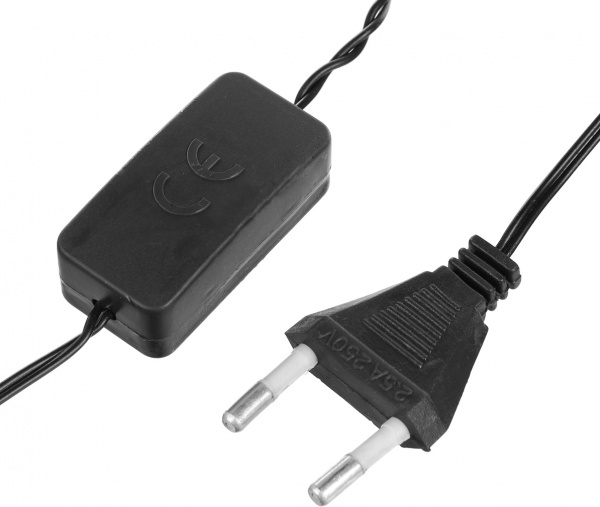 Электрогирлянда линейная Девилон белая 650941 встроенный светодиод (LED) 20 ламп 2 м 