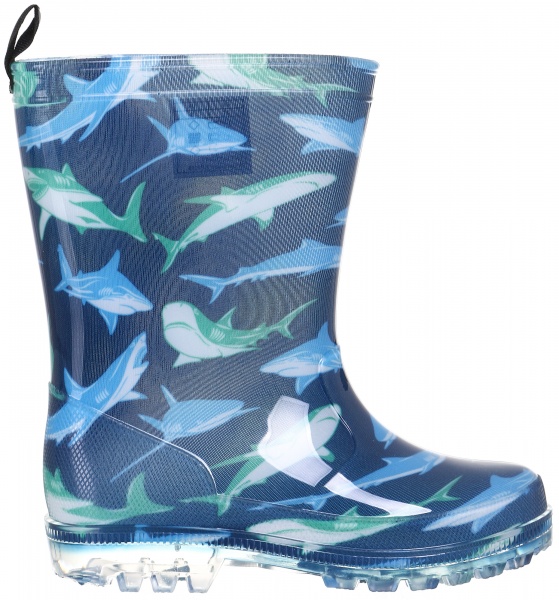 Сапоги резиновые для мальчиков Акула KP2118 размер 30 синий 