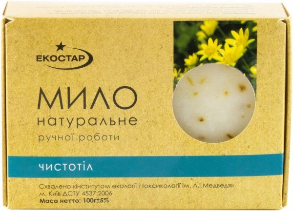 Мило Экостар натуральне Чистотіл 100 г