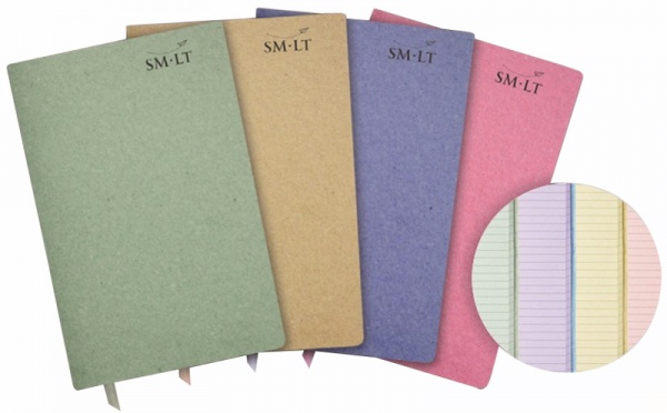 Блокнот Smiltainis А6 в линейку в ассортименте 