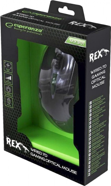 Миша ESPERANZA MX301 Rex green  