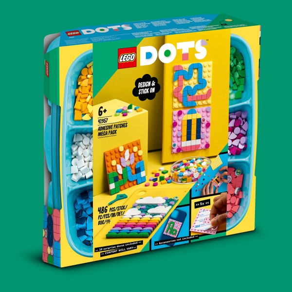 Конструктор LEGO DOTS Большой набор пластин-наклеек с тайлами 41957