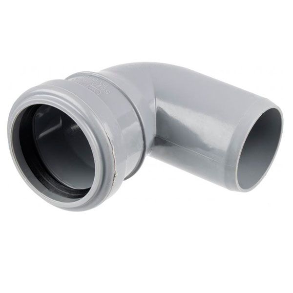 Колено ПВХ Wavin 50 мм 88°