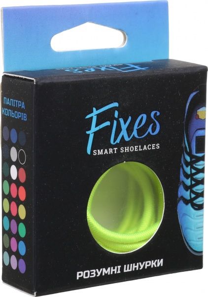 Шнурки Rolli fix025 салатовый