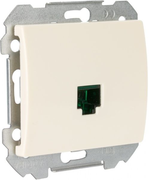 Розетка комп’ютерна Siemens Iris RJ45 5e кремовий 19595 A