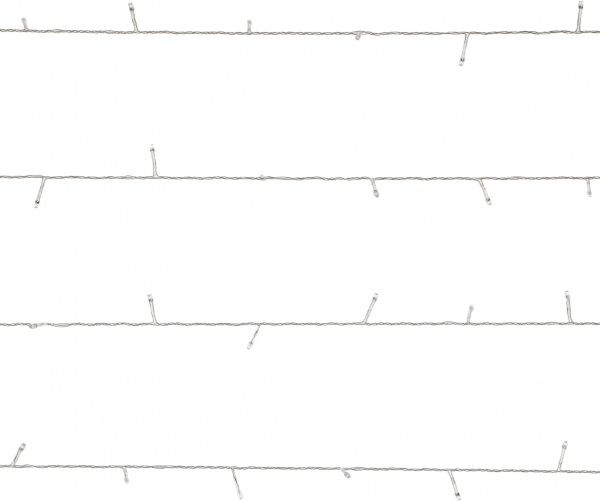 Электрогирлянда линейная внутренняя и внешняя встроенный светодиод (LED) 120 ламп 12м синяя