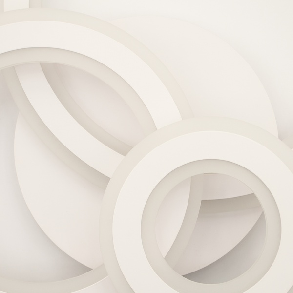 Люстра світлодіодна Luminaria R700/600 108 Вт білий матовий TRIPLEX ROUND 108W R 