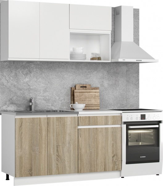 Кухня Кеті Грейд ЛДСП 1,4 м 