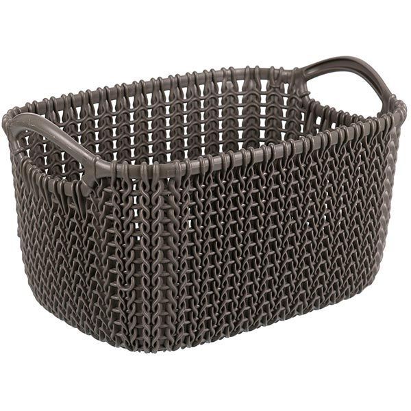 Кошик пластиковий Curver 226169 Knit XS прямокутний 140x175x250 мм