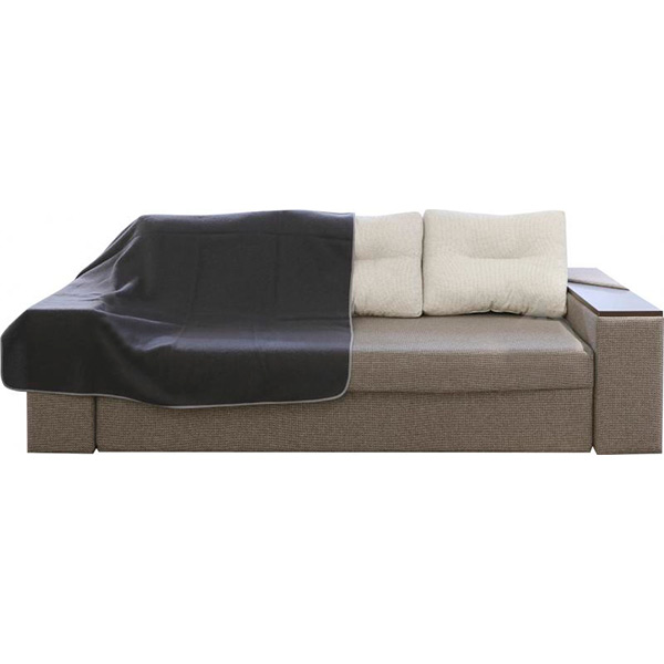 Плед вовняний Баритон 140x200 см сірий Вултекс-С