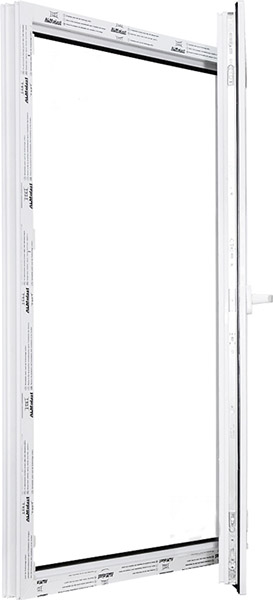 Вікно поворотно-відкидне ALMplast 60 500x1200 мм праве