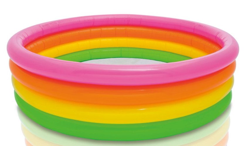 Басейн надувний Intex Веселка 168x46 см 56441