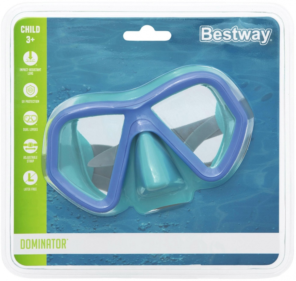 Окуляри-маска для плавання Bestway 22048 Swim Gear PDQ-Child 22048 р.OS в асортименті