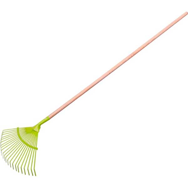 Грабли веерные My Garden 215-1-22-1660 22 зубцы зеленые