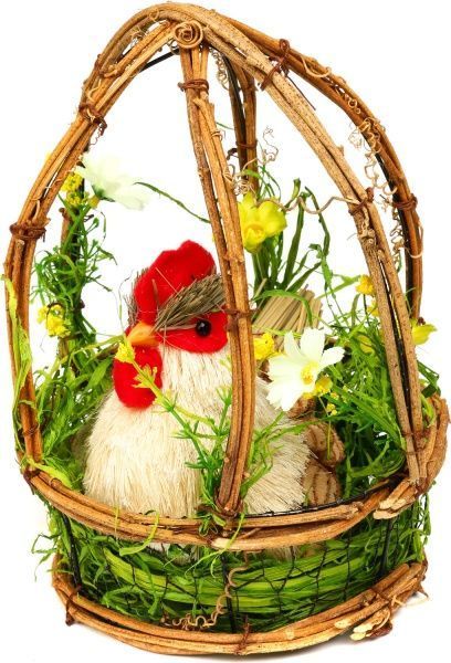 Декорация пасхальная Курица на гнезде C739383B