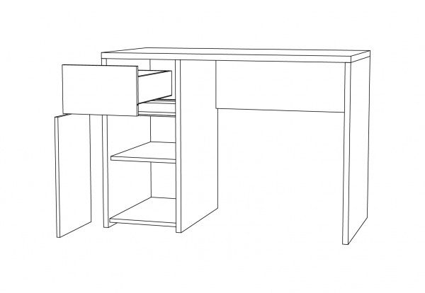 Стіл письмовий Tahoe TA 14 дуб вотан 