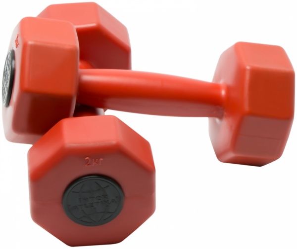 Гантель InterAtletika ST 560.2-2 4 червоний 