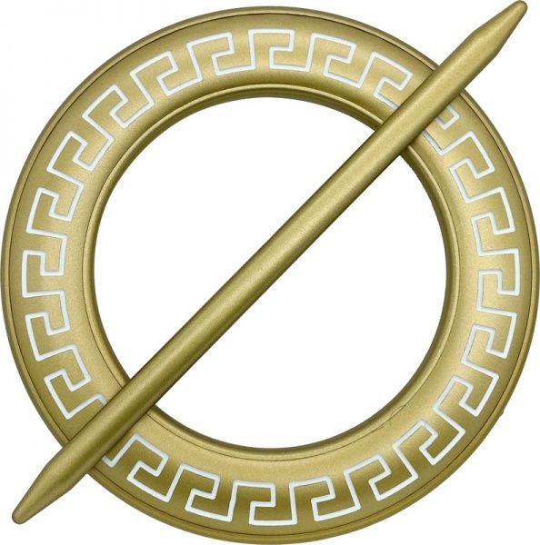 Декор Круг Афины d150 мм антик светлый С003-5 MISLT