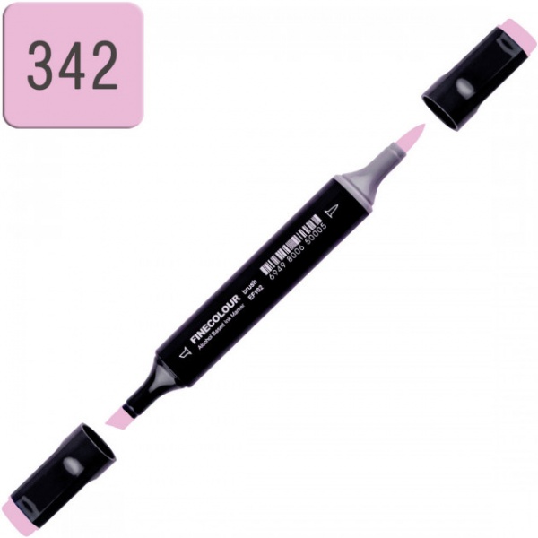 Маркер спиртовой FINECOLOUR EF102-342N розовые розы 