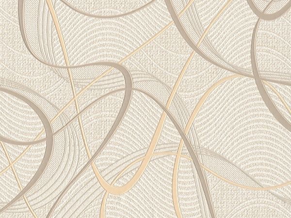 Шпалери вінілові на паперовій основі Слов'янські шпалери Comfort Серпантин 5767-02 0,53x10,05 м 