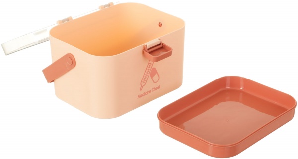 Органайзер декоративний для дрібниць Soft-рожевий багаторівневий з ручкою 17x18x24 см 