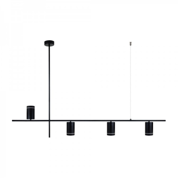 Підвіс Feron ML375 5x100 Вт GU10 матовий чорний 