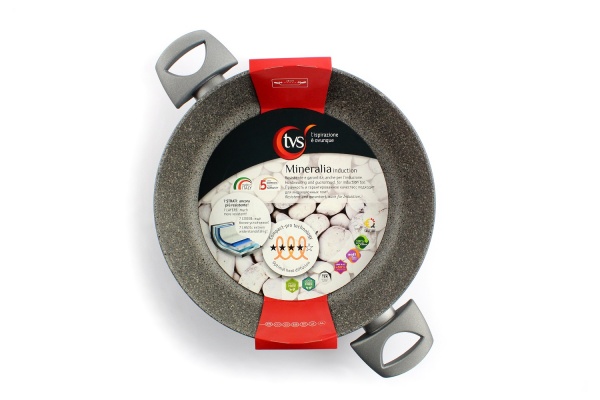 Сотейник Mineralia Induction 24 см c двумя ручками TVS