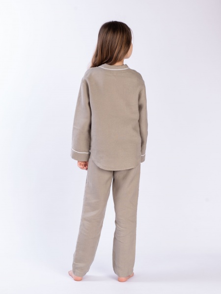 Пижама для девочек Эдельвика р.152 бежевый 374-22/00 