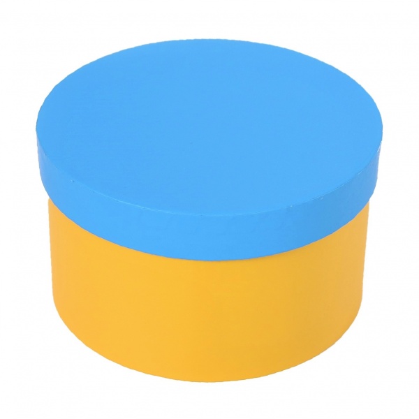 Коробка подарункова Жовто-блакитна 35*17.3 см 2110190910