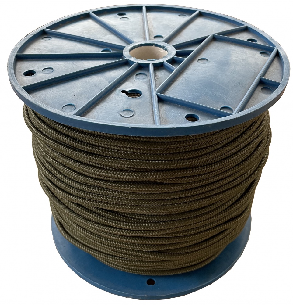 Шнур полипропиленовый 5 мм темно-зеленый