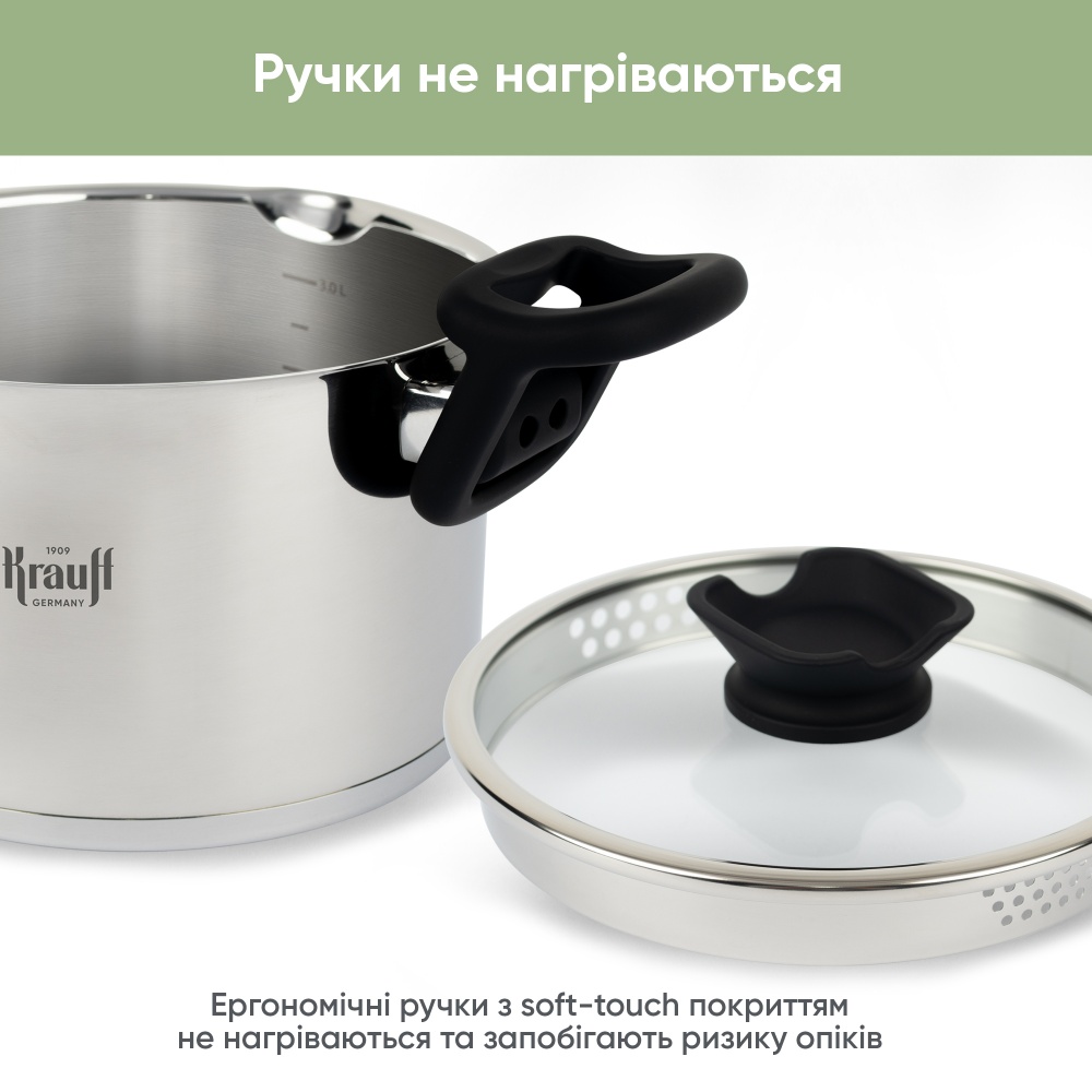 Набор кастрюль Krauff Elegance 6 предметов 26-247-025