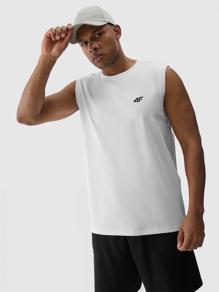 Футболка 4F SLEEVELESS M125 р.L белый