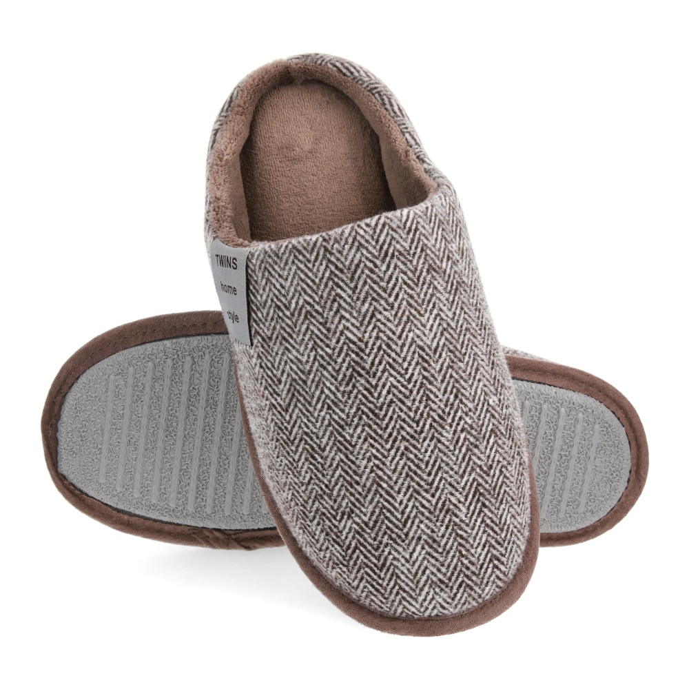 Капці домашні Twins ELEGANT р.40/41 коричневий