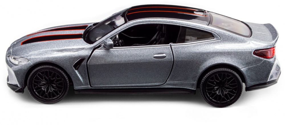 Автомодель TechnoDrive 1:43 BMW M4 CSL 2023 сірий 250436U