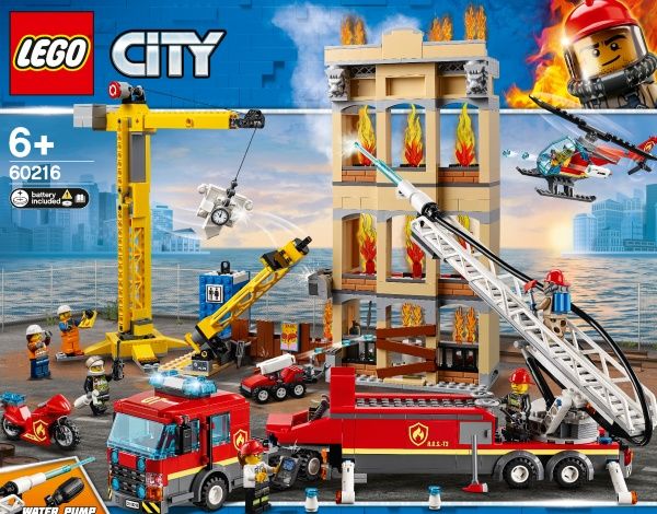 Конструктор LEGO City Городская пожарная бригада 60216