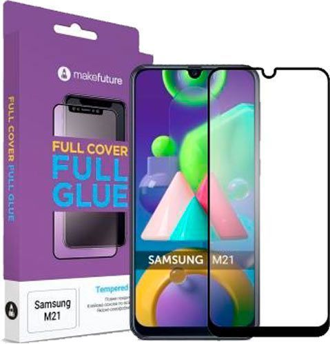Защитное стекло MakeFuture Full Cover Full Glue для Samsung M21 (MGF-SM21) 