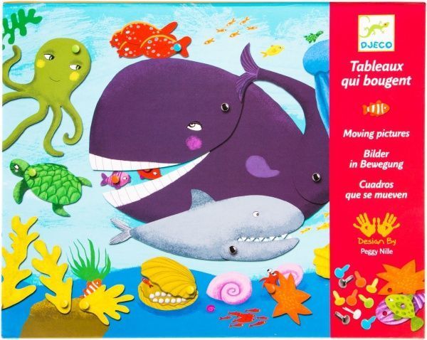 Аппликация Djeco Передвигающиеся животные DJ08970