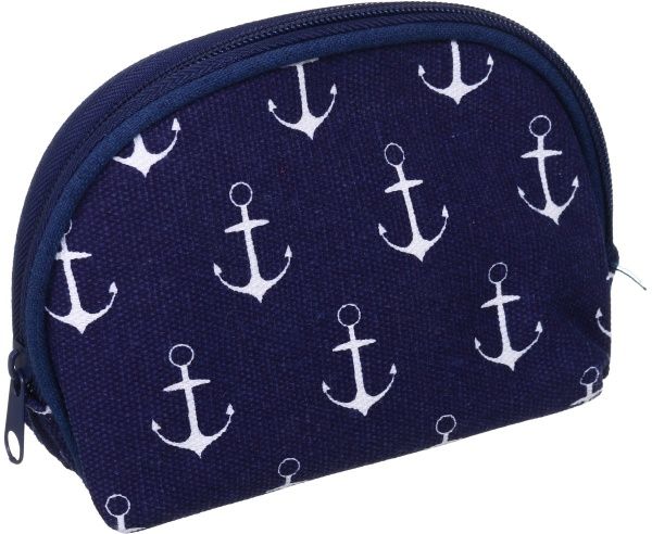 Набор косметичек Якоря 3 шт. B107-8 голубой с красным 