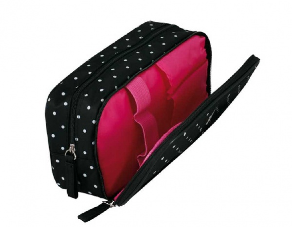 Косметичка REED Pink Surprise 7628 20x6.5x11 см черный с белым 