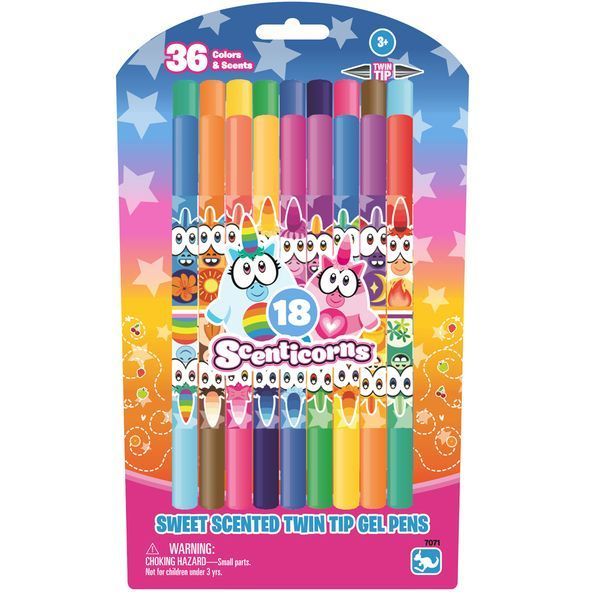 Набор ароматизированных ручек Kangaru Scenticorns 12 шт. KN7071