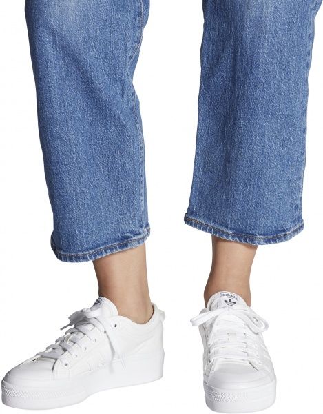 Кеди Adidas NIZZA PLATFORM W FV5322 р. UK 3,5 білий