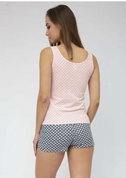 Пижама женская Roksana Stars 708/16053 р. XL розовый с белым 