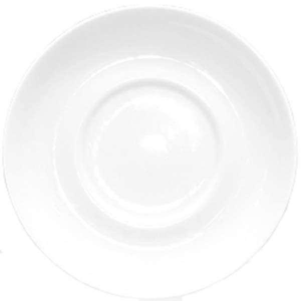 Блюдце Farn Гармония 15.5 см белое