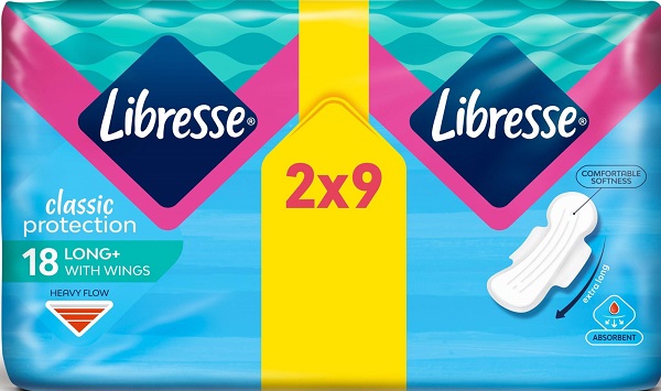 Прокладки гигиенические Libresse Classic Protection Long super 18 шт.